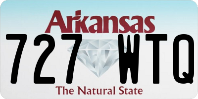 AR license plate 727WTQ