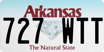 AR license plate 727WTT