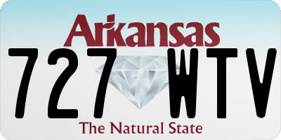 AR license plate 727WTV