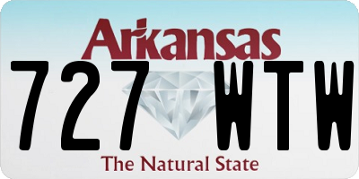AR license plate 727WTW