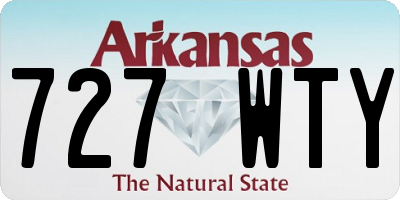 AR license plate 727WTY