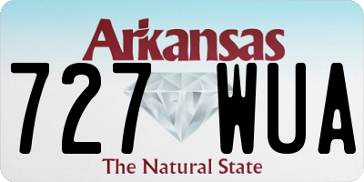 AR license plate 727WUA