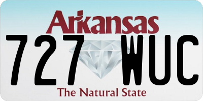 AR license plate 727WUC