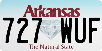 AR license plate 727WUF