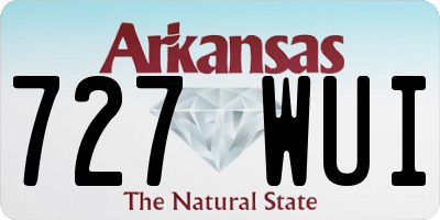 AR license plate 727WUI