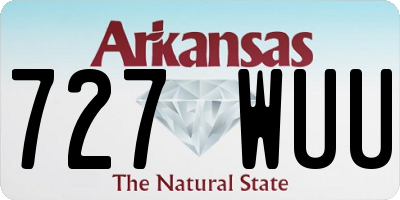 AR license plate 727WUU