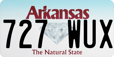 AR license plate 727WUX