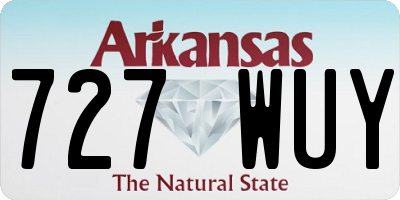 AR license plate 727WUY