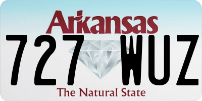 AR license plate 727WUZ