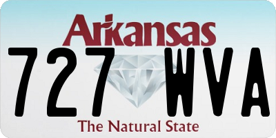 AR license plate 727WVA