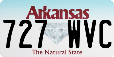 AR license plate 727WVC
