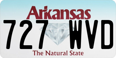AR license plate 727WVD