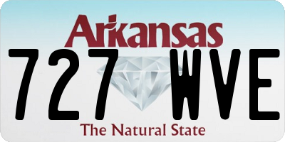 AR license plate 727WVE