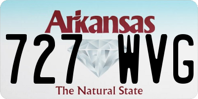 AR license plate 727WVG