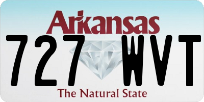 AR license plate 727WVT
