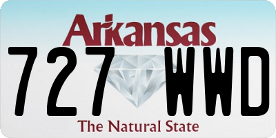 AR license plate 727WWD