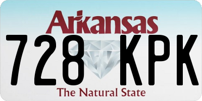 AR license plate 728KPK