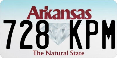 AR license plate 728KPM