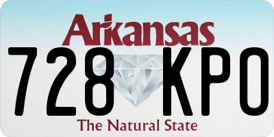 AR license plate 728KPO