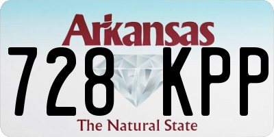 AR license plate 728KPP