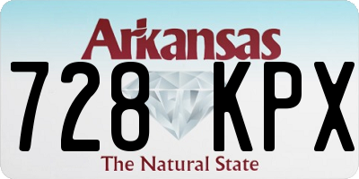 AR license plate 728KPX