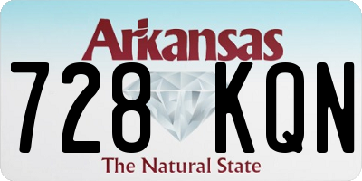 AR license plate 728KQN