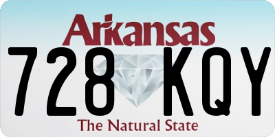 AR license plate 728KQY