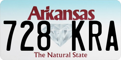 AR license plate 728KRA