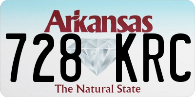 AR license plate 728KRC