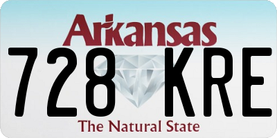 AR license plate 728KRE
