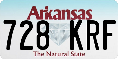 AR license plate 728KRF