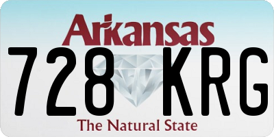 AR license plate 728KRG
