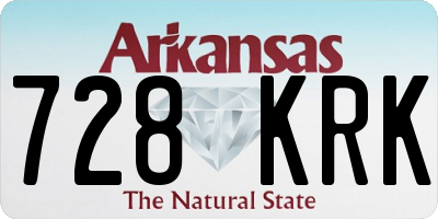 AR license plate 728KRK