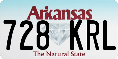 AR license plate 728KRL