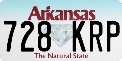 AR license plate 728KRP