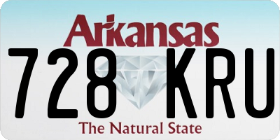 AR license plate 728KRU