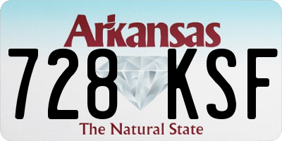 AR license plate 728KSF