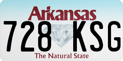 AR license plate 728KSG