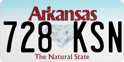 AR license plate 728KSN