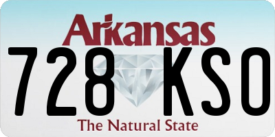 AR license plate 728KSO