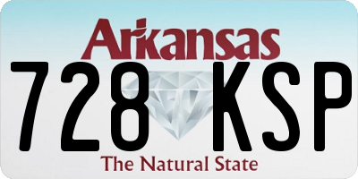 AR license plate 728KSP