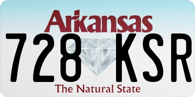 AR license plate 728KSR