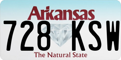 AR license plate 728KSW