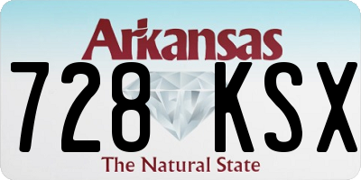 AR license plate 728KSX