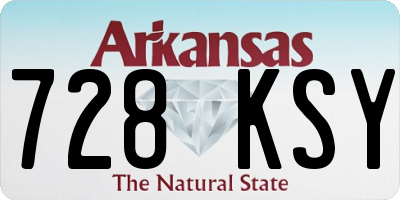 AR license plate 728KSY