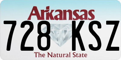 AR license plate 728KSZ