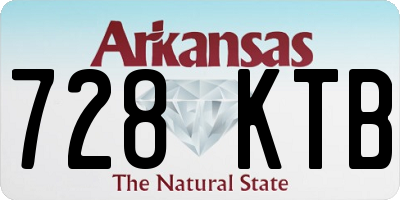 AR license plate 728KTB