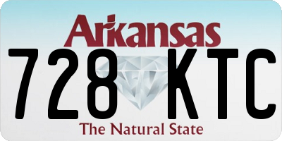 AR license plate 728KTC
