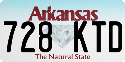 AR license plate 728KTD