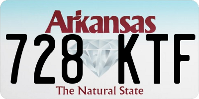 AR license plate 728KTF